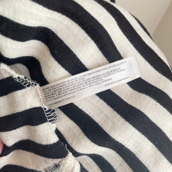 Anthropologie | Saturday Sunday Isabel Striped Shirt Dress black sour cream XS - Picture 13 of 16